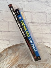 Coaching Youth Girls Softball Lot of 2 Softcover Books Straham American Sport