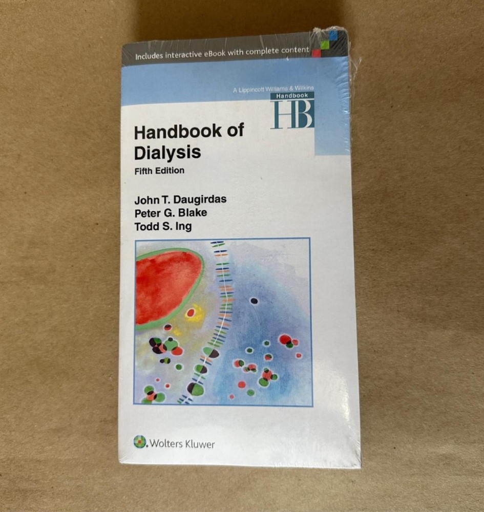 Handbook of Dialysis 5th Edition Paperback Revised Edition w/ eBook Code Too