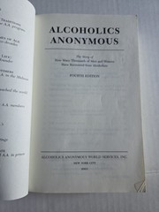 The Anonymous Press Study Edition of Alcoholics HC & Alcoholics Anon Self Help