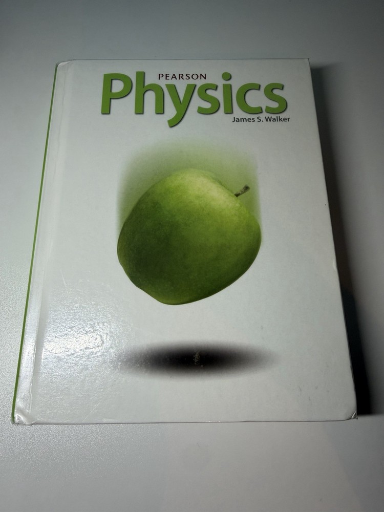 Pearson Physics Textbook by James S. Walker – Hardcover College University