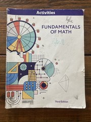BJU Press Fundamentals of Math Activities. (Third Ed). 7th Grade.