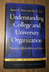 UNDERSTANDING COLLEGE & UNIVERSITY ORGANIZATION BOOK POLICY & PRACTICE VOLUME 1