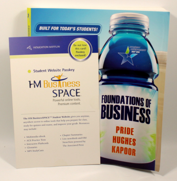 Foundations of Business by Pride Includes Unused Student Website Passkey