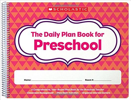 DAILY PLAN BOOK FOR PRESCHOOL (2ND EDITION) By Scholastic **BRAND NEW**
