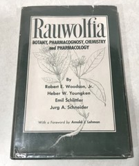 Rauwolfia Botany Pharmacognosy Chemistry Pharmacology 1957 1st Edition HC DJ