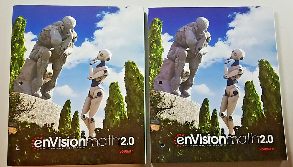 8th enVision Math 2.0 Volumes 1&2 Grade 8 Student Books Common Core Pearson 2017