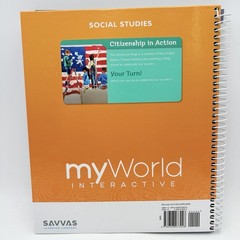 Savvas 1st Grade myWorld Interactive Social Studies Teacher Edition Excellent Co