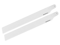 Microheli Plastic Main Blade 250mm (WHITE) – BLADE 300X