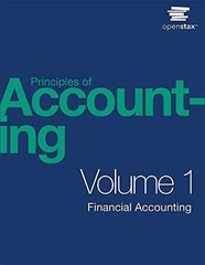 Principles of Accounting, Volume 1: – Hardcover, by OpenStax – Acceptable