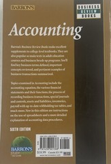 Barron’s Business Review Ser.: Accounting by Peter J. Eisen Textbook