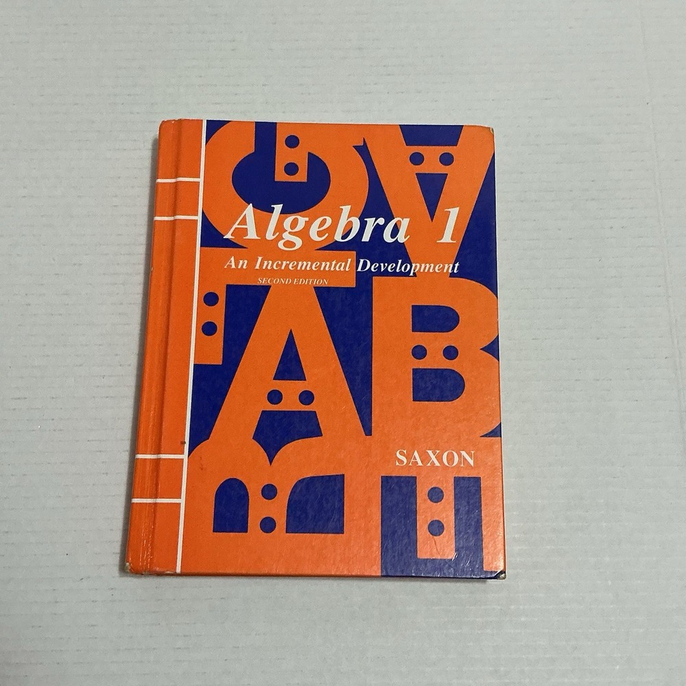 Saxon Algebra 1 Textbook 2nd Edition Hardcover Homeschool Math Curriculum