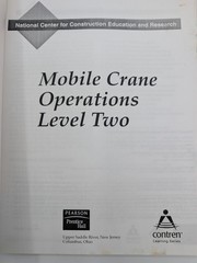 Mobile Crane Operations Level 2 Trainee Guide