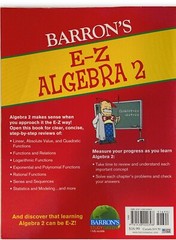 Barron’s Easy Way Ser.: E-Z Algebra 2 by Meg Clemens and Glenn Clemens (2012, Tr