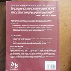 Geometry: Seeing, Doing, Understanding 3rd Ed Harold R. Jacobs Paperback 2004