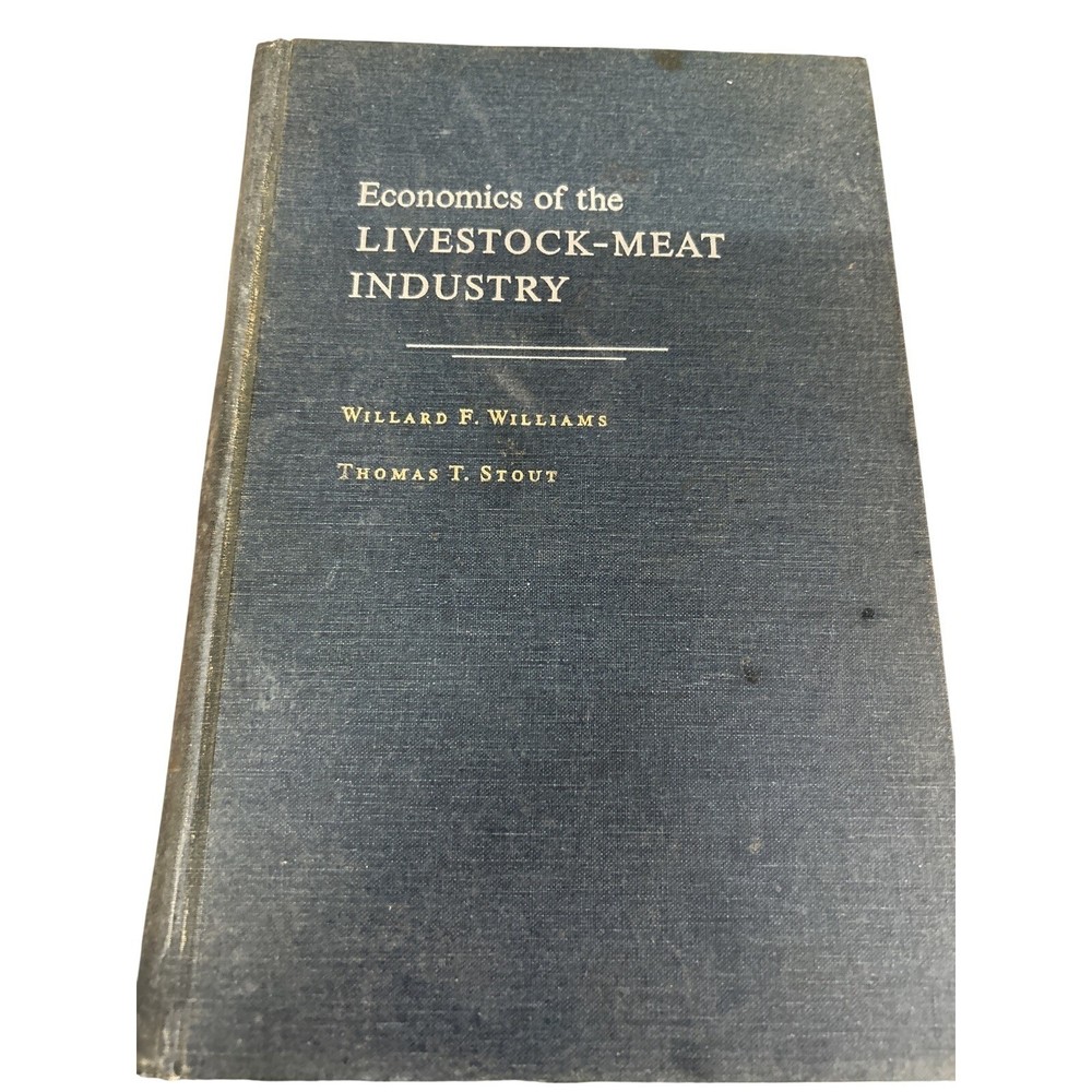 Macmillan Economics of the Livestock-Meat Industry Book Hardcover 1971 Vintage
