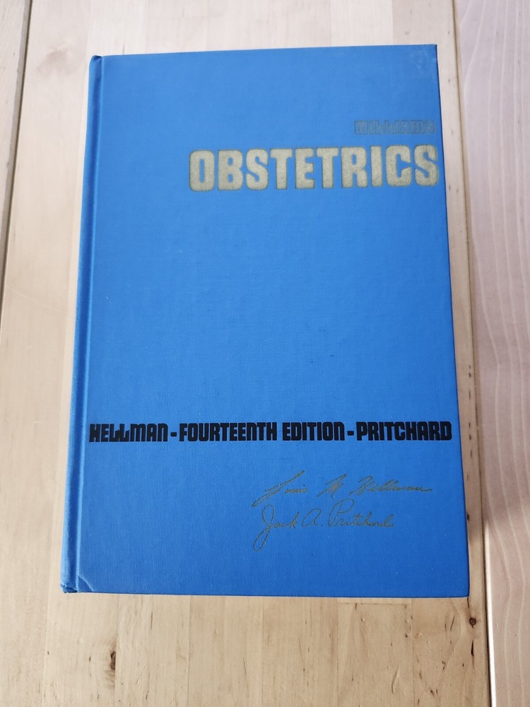 Williams Obstetrics Fourteenth Edition by Hellman & Pritchard, Illustrated, EUC