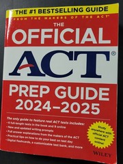 OFFICIAL ACT PREP GUIDE 2024-2025 by ACT (2024 Paper) GOOD