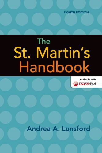 The St. Martin’s Handbook by Andrea A. Lunsford
