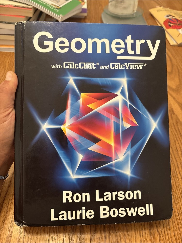 Big Ideas Learning Geometry Hardcover Larson Boswell w/ CalcChat CalcView