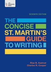 The Concise St. Martin’s Guide to Writing