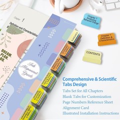 Index Tabs for Applied Behavior Analysis Cooper 3rd Edition, Complete Book Tabs