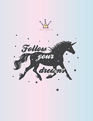 SKETCH BOOK: UNICORN LOVER COVER (8.5 X 11) INCHES 110 By Beebee C **BRAND NEW**