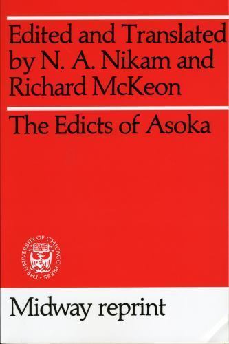 Edicts of Asoka by N. A. Nikam