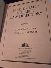 Martindale-Hubbell 2000’s Law Digest & Directory/1999Law Directory Lexis Nexis