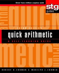 Quick Arithmetic: A Self-Teaching Guide (Wiley Self-Teaching Guides, 159) – …