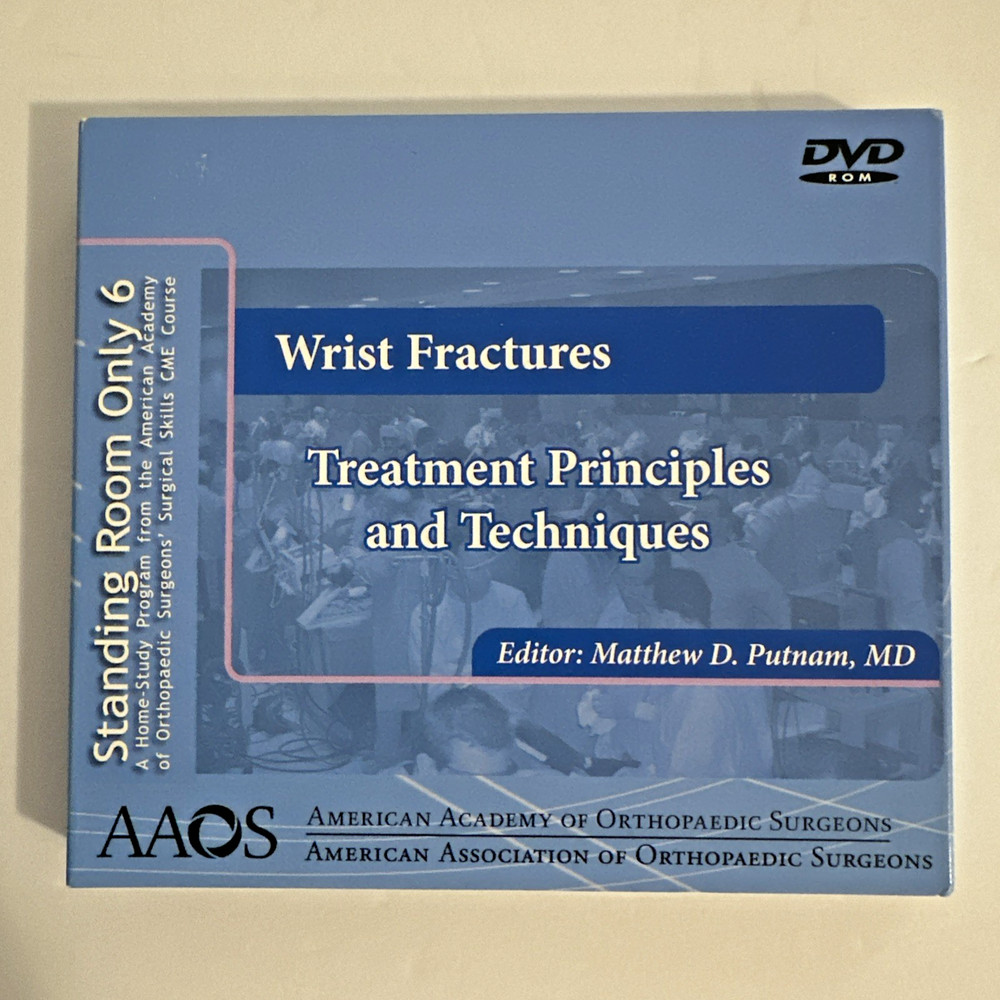Wrist Fractures : Treatment Principles and Techniques on DVD-ROM Windows & Mac