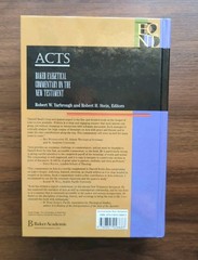 Acts Baker Exegetical Commentary on the New Testament Darrell L Bock 2007