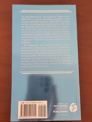Desk Reference to the Diagnostic Criteria from DSM-5-TR by American Psychiatric
