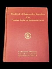 Handbook of Mathematical Functions W/Formulas, Graphs & Mathematical Tables 1972