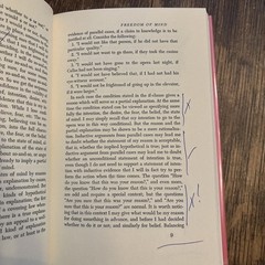 Freedom of Mind and Other Essays – Stuart Hampshire – 1971 First ed.