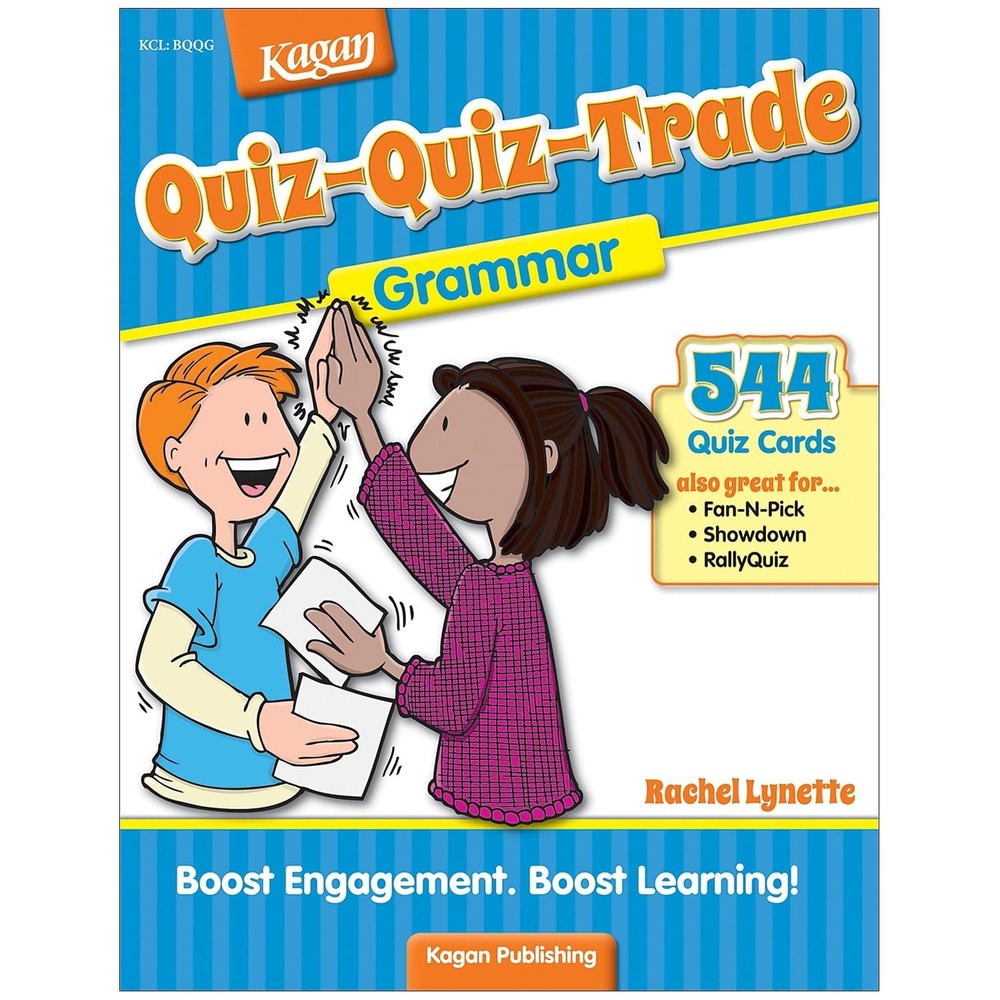 Quiz-Quiz-Trade: Grammar, Grades 3-6 – perfect Rachel Lynette