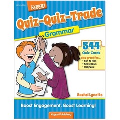 Quiz-Quiz-Trade: Grammar, Grades 3-6 – perfect Rachel Lynette