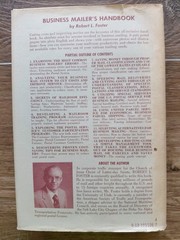 Business Mailers Handbook Hardcover Robert Foster Rare Business Book 1977 MISC4