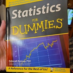 Statistics for Dummies® by Deborah J. Rumsey (2003, Trade Paperback)
