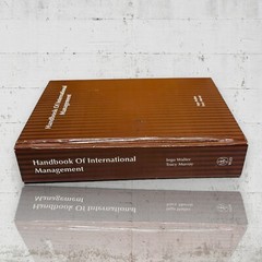 Handbook of International Management by Ingo Walter (English) Hardcover Book