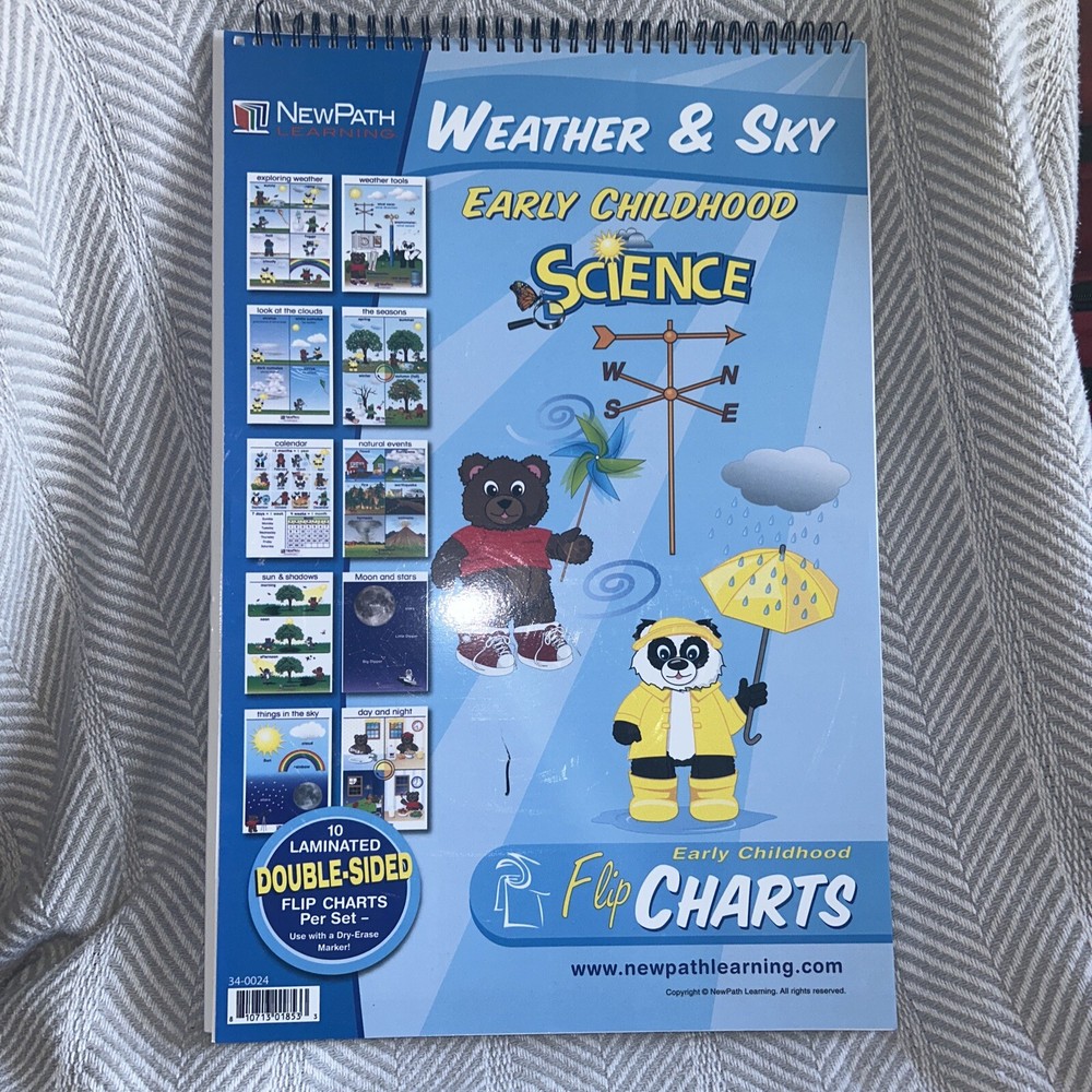 New Path Weather & Sky Early Childhood Science Flip Charts