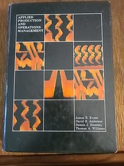 Applied Production and Operations Management By James R. Evans