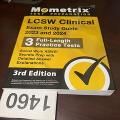 LCSW Clinical Exam Study Guide 2023 and 2024 – 3 Full-Length Practice Tests,…