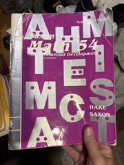 Saxon Math 54 + Homeschool Packet