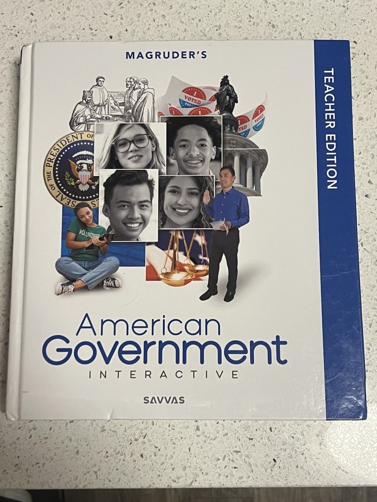 New Magruder’s American Government Interactive Teacher Edition textbook