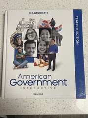 New Magruder’s American Government Interactive Teacher Edition textbook