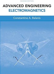 ADVANCED ENGINEERING ELECTROMAGNETICS By Constantine A. Balanis – Hardcover