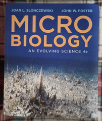 Microbiology: An Evolving Science | Foster, Slonczewski | HARDCOVER | 4e