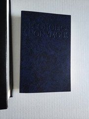 The Anonymous Press Study Edition of Alcoholics HC & Alcoholics Anon Self Help