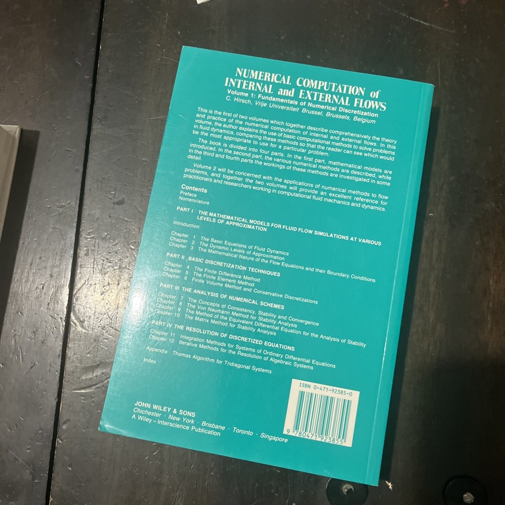 Wiley Series in Numerical Methods in Engineering Ser.: Numerical Computation of