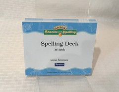 SAXON PHONICS & SPELLING / SPELLING DECK / 46 CARDS / 3RD GRADE
